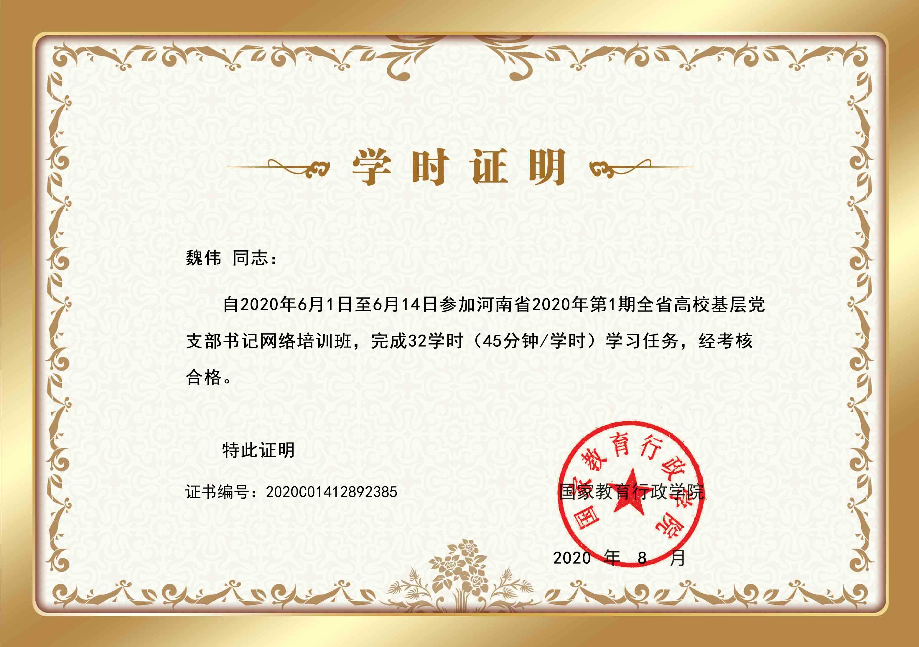 河南省2020年第1期全省高校基层党支部书记网络培训班-魏伟.jpg