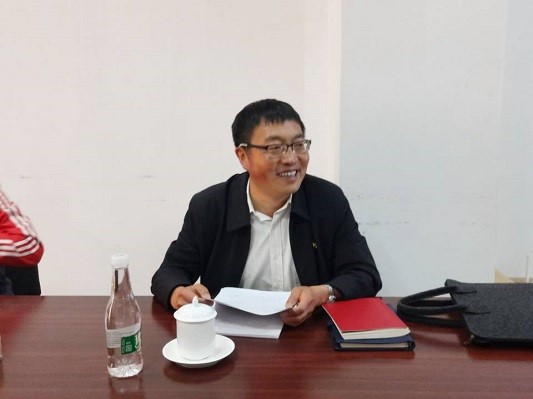 学校党委书记牛定柱到宝石党支部调研发言.jpg