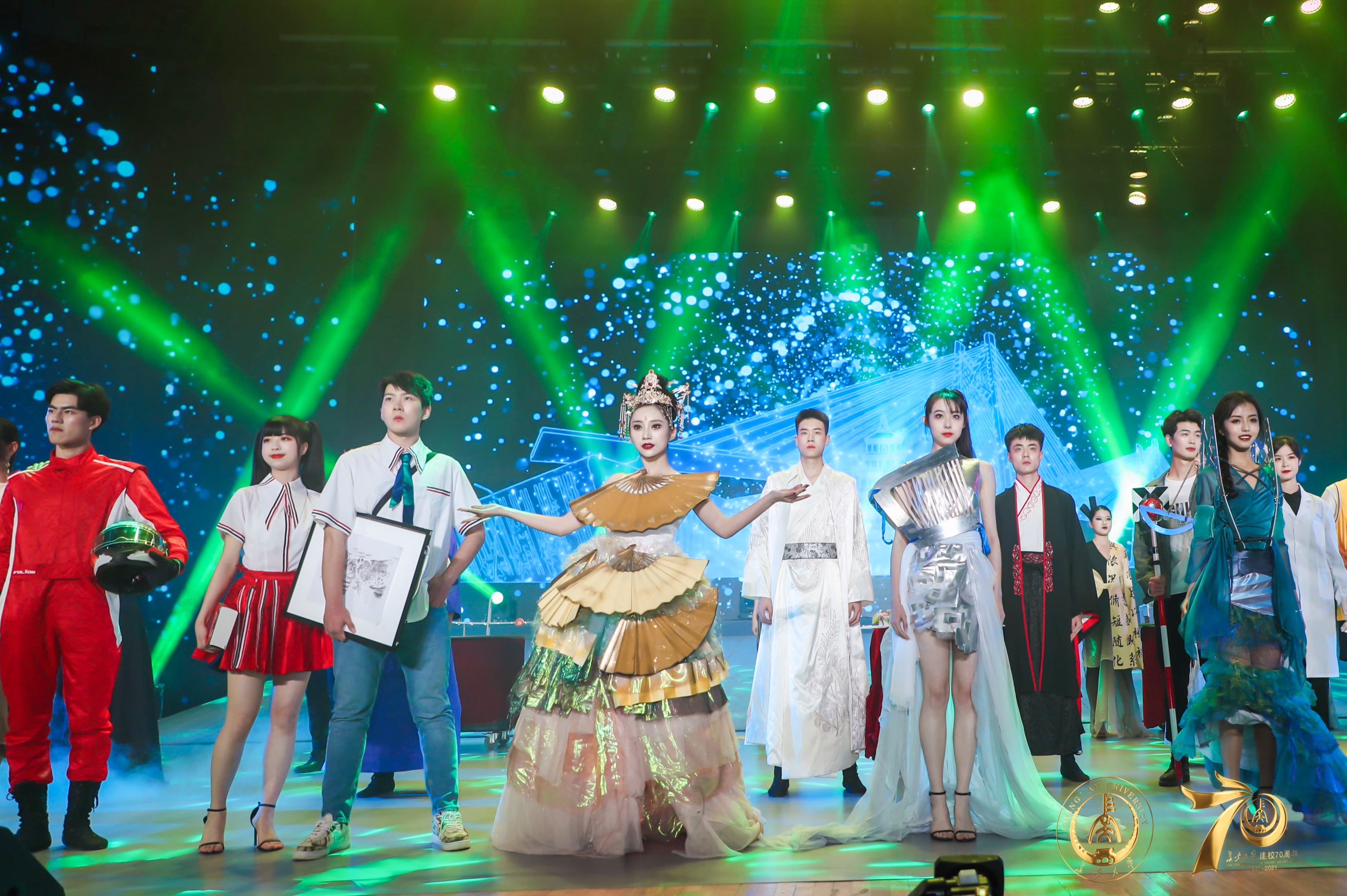 建筑模型走秀《乐舞长安》